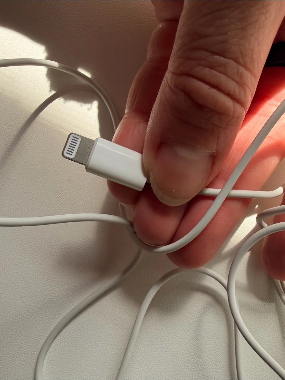 Apple White Earbud Headphones with Lightning Connector